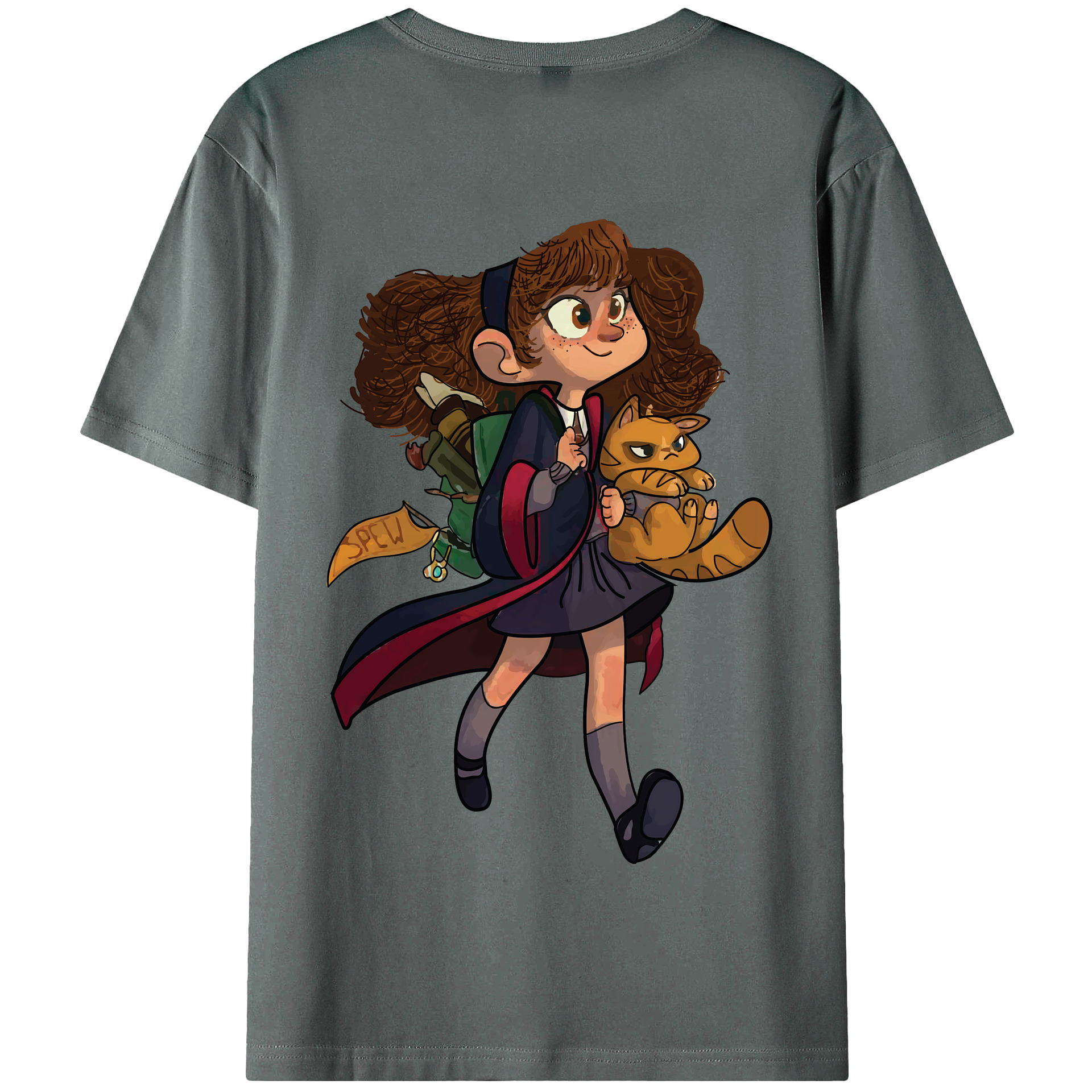 （画像用） Harry Potter ハリー・ポッターシリーズ 綿100％半袖Tシャツ（背面プリント）